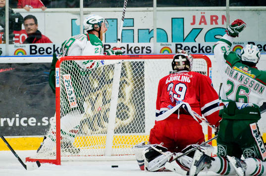 Eric Beaudoin, Rögle jubel bakom mål