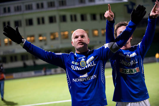  Jonas Wallerstedt, Sundsvall jubel efter segern