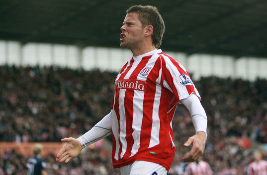  James Beattie, Stoke, glädje, jubel.