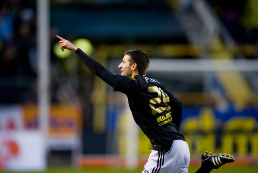  Gabriel Özkan, AIK, jubel.