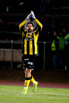  Vinicius Lopes Souto, Häcken, gör 1-1. Jubel