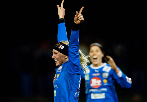  Maria Karlsson, Linköping jubel.