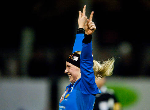  Maria Karlsson, Linköping jubel.