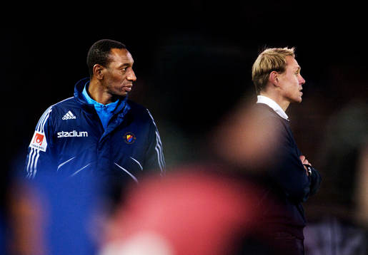 Steve Galloway, assisterande tränare, och Andreé