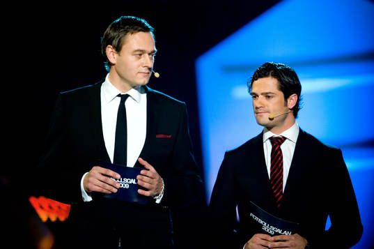 Olof Lundh och Prins Carl-Philip