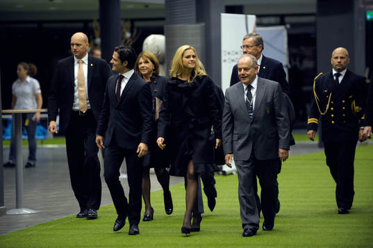 Prins Carl Philip, Prinsessan Madeleine och Mikael Santoft.