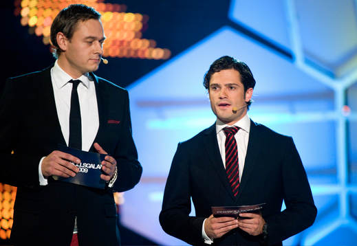 Olof Lundh och Prins Carl Philip