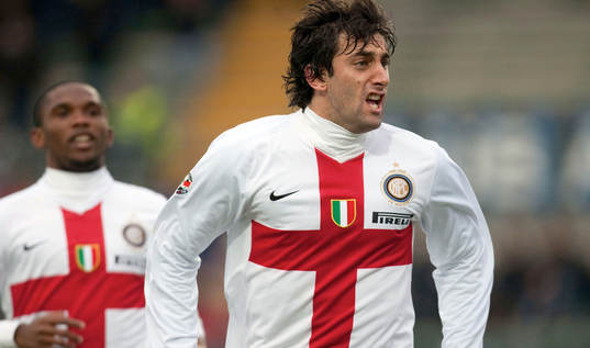  Milito, Inter, glädje, jubel.