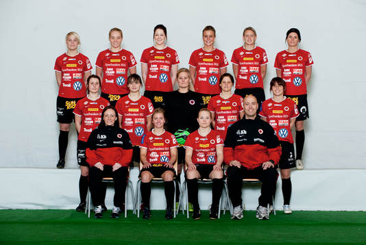 Fotboll, Dam, Damallsvenskan, Kristianstad, Lagbild