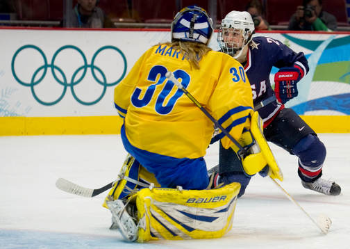 Hilary Knight, USA. Målvakt