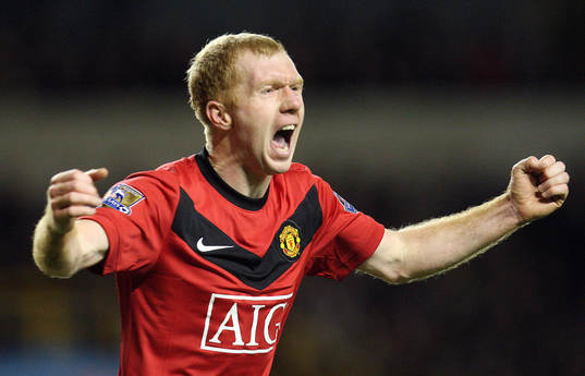  Paul Scholes, glädje, jubel
