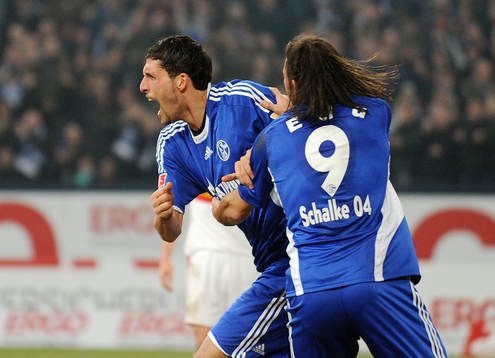 Kevin Kuranyi, Schalke. Glädje Jubel