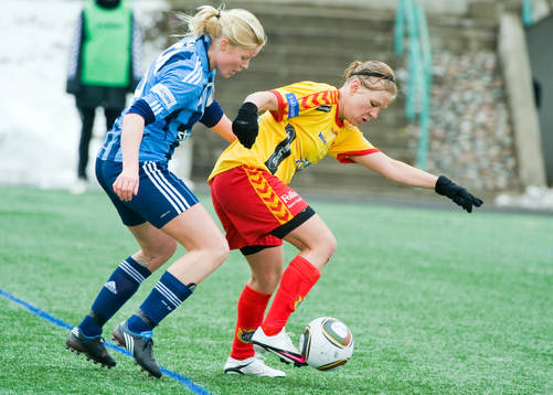  Elin Sölveskog, Djurgården och Katrin Schmidt, Tyresö.      