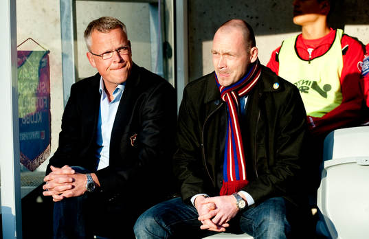  Jan Andersson, tränare, Dick Last, sportchef.