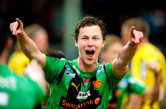  Eyjolfur Hedinsson, GAIS jubel.