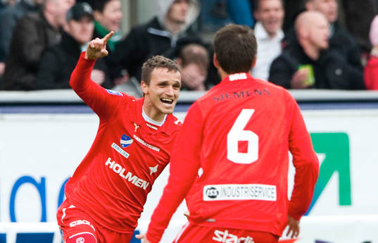  Spetim Hasani, Norrköping jubel efter 2-3