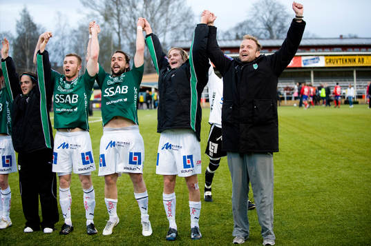  Daniel Åkervall, Brage, jubel.