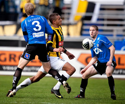 Mathias Ranégie, Häcken. Johnny Lundberg, Ryan Miller,