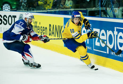 Baptiste Amar, Frankrike, hakar Mattias Weinhandl, Sverige