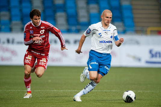Marcus de Bruin, Degerfors jagar Daniel Bamberg, Norrköping