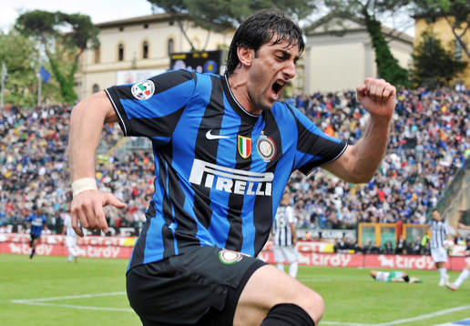  Diego MILITO, Inter, jubel.