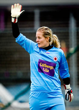  Sandra Wahldén, målvakt.