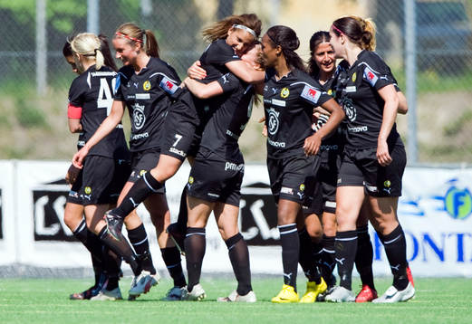  Daniella Chamoun, Hammarby, jubel.
