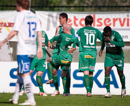  Josemar Santana Silva, Ljungskile. Jubel