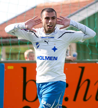  Riki Cakic, Norrköping. Jubel