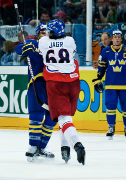 Jaromir Jagr, Tjeckien och Mikael Backlund, Sverige