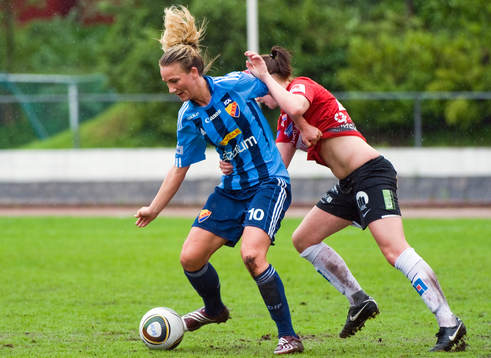 Emma Lundh, Djurgården och Mia Carlsson, Kristianstad