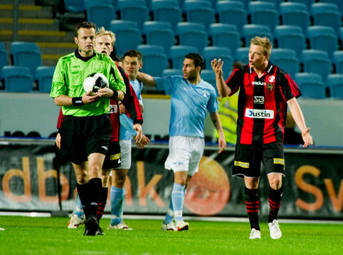Johan Guidetti, Brommapojkarna och domare, Sven-Martin