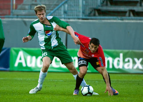 Tobias Holmqvist, Hammarby och Yousef Fakhro, Trelleborg