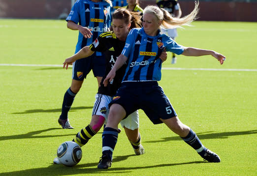  Hanna Folkesson, AIK och Ellinor Lindbom, Djurgården.