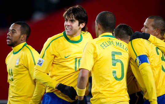 Kaká, Brasilien jubel