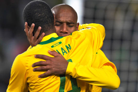 Maicon, Brasilien, jubel