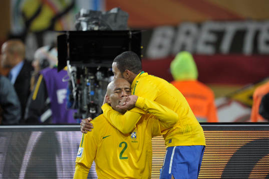 Maicon, Brasilien jubel