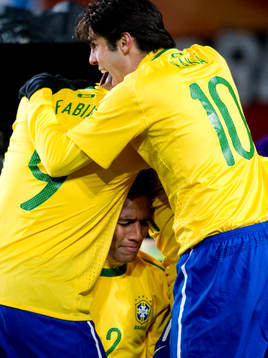  Elano, Brasilien, jubel.