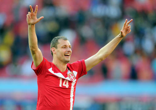  Milan Jovanovic, Serbien, glädje, jubel.