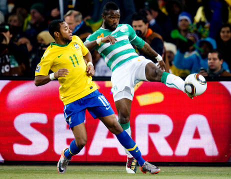 Robinho, Brasilien, Siaka Tiéné, Elfenbenskusten