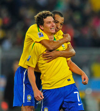  Elano, Brasilien (jubel).