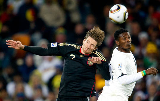  Arne Friedrich, Tyskland, Asamoah Gyan, Ghana.