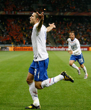  Robin Van Persie, Holland, jubel.
