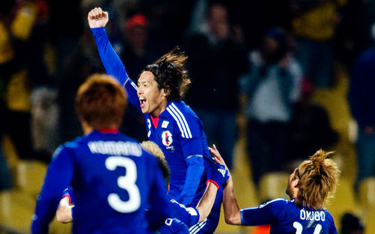  Yasuhito Endo, Japan, jubel.