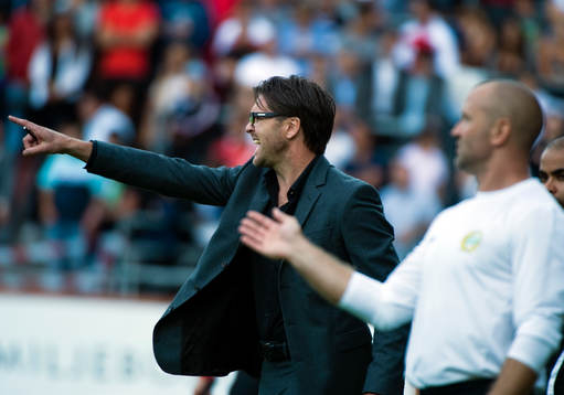  Rikard Norling, tränare, Assyriska och Michael Borgqvist, tränare, Hammarby.