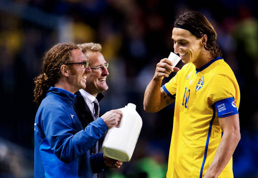 Erik Hamrén, förbundskapten, Rickard Dahan, sjukgymnast