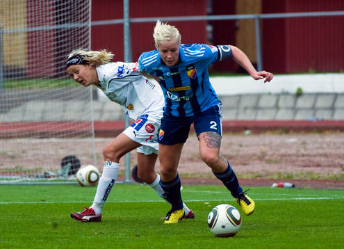  Josefine Öqvist, Linköping och Elin Cederroos,  Djurgården.
