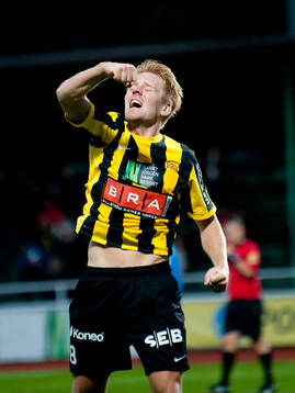  Josef Karlsson, Häcken jubel.