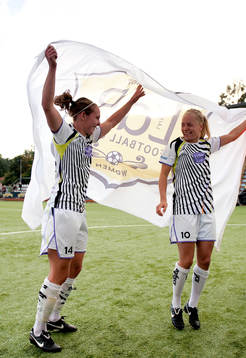  Manon Melis, Sarah Storck, Malmö, (Svenska Mästare, SM-guld, jubel, glädje)