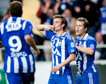  Theodór Elmar Bjarnason, IFK Göteborg, jubel efter 2-0
